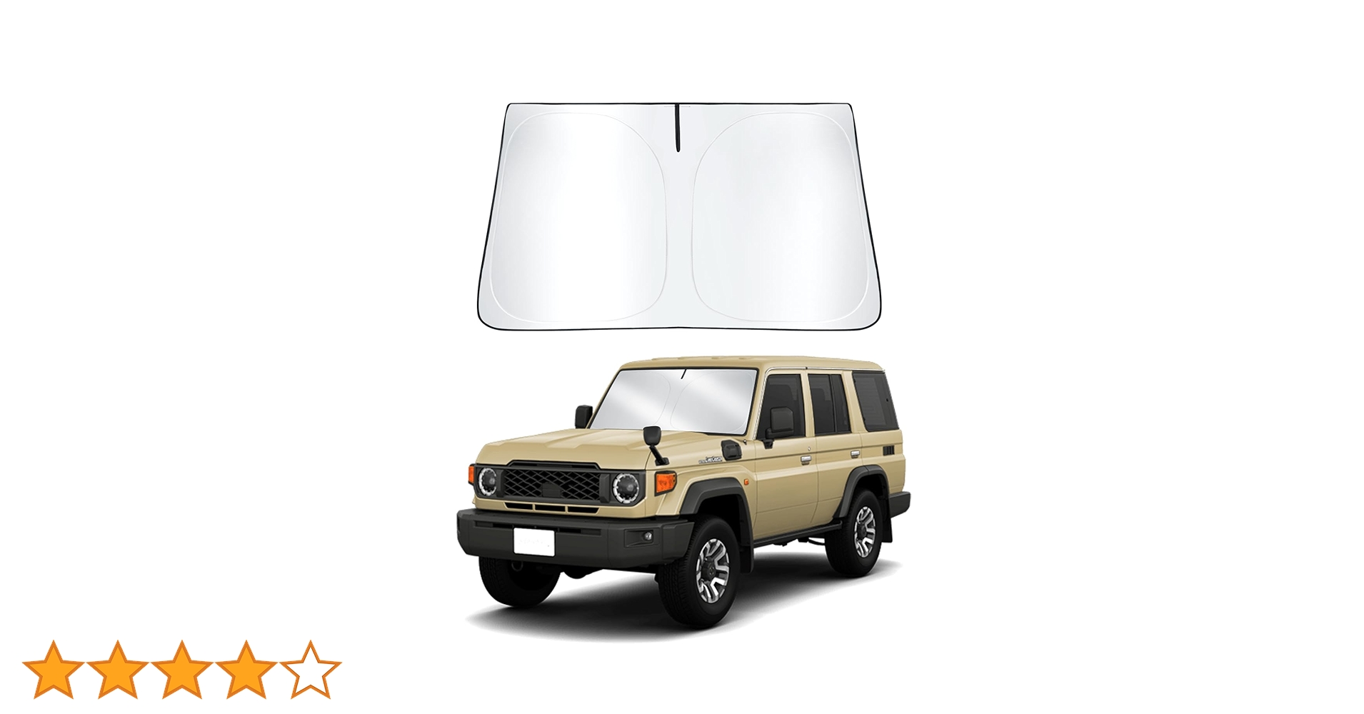 Amazon | ASZSK 2023新型 トヨタ ランクル70 専用サンシェード